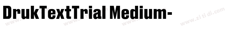 DrukTextTrial Medium字体转换
